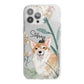 Personalised Welsh Corgi Dog iPhone 13 Pro Max TPU Impact Case with White Edges