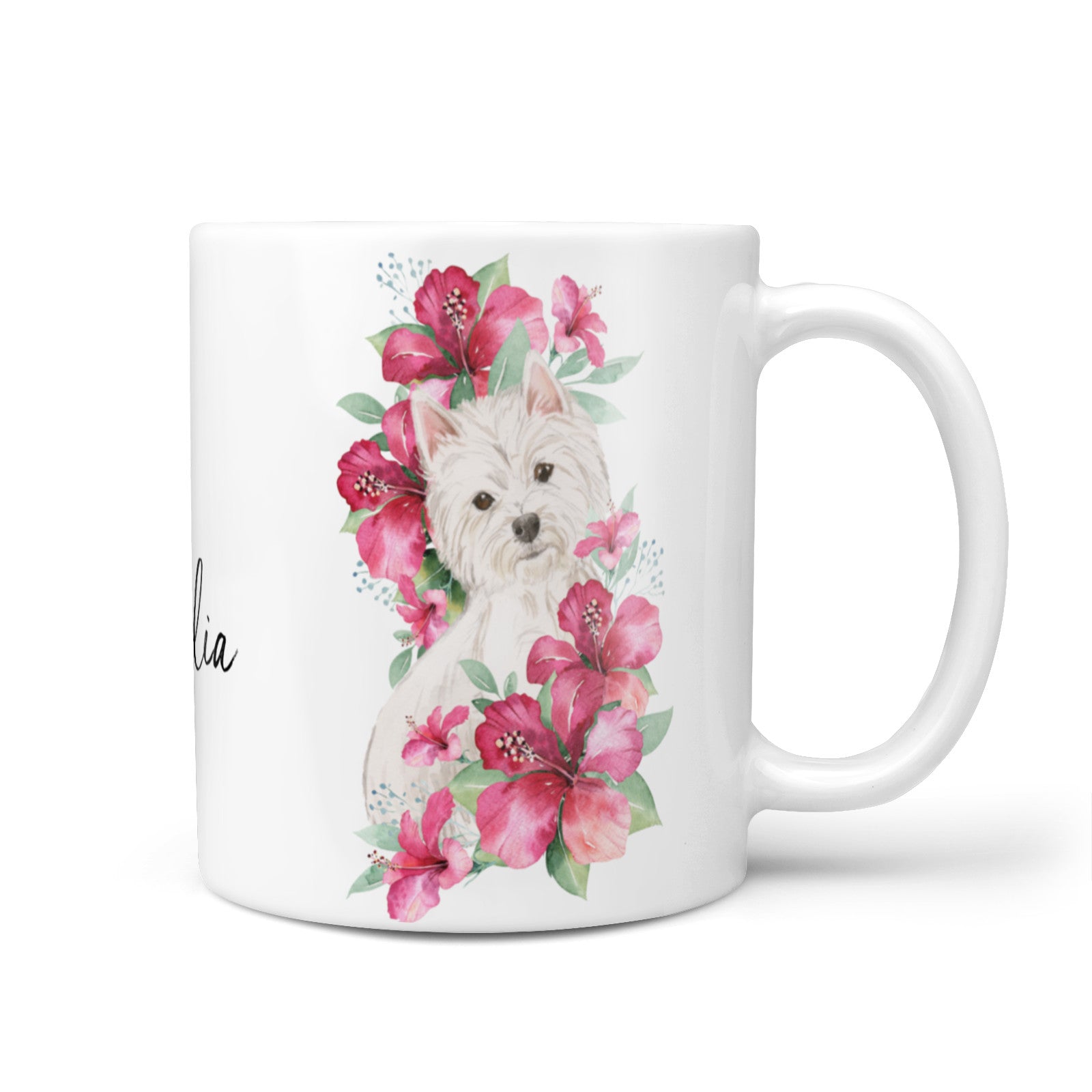 Personalised Westie Dog 10oz Mug