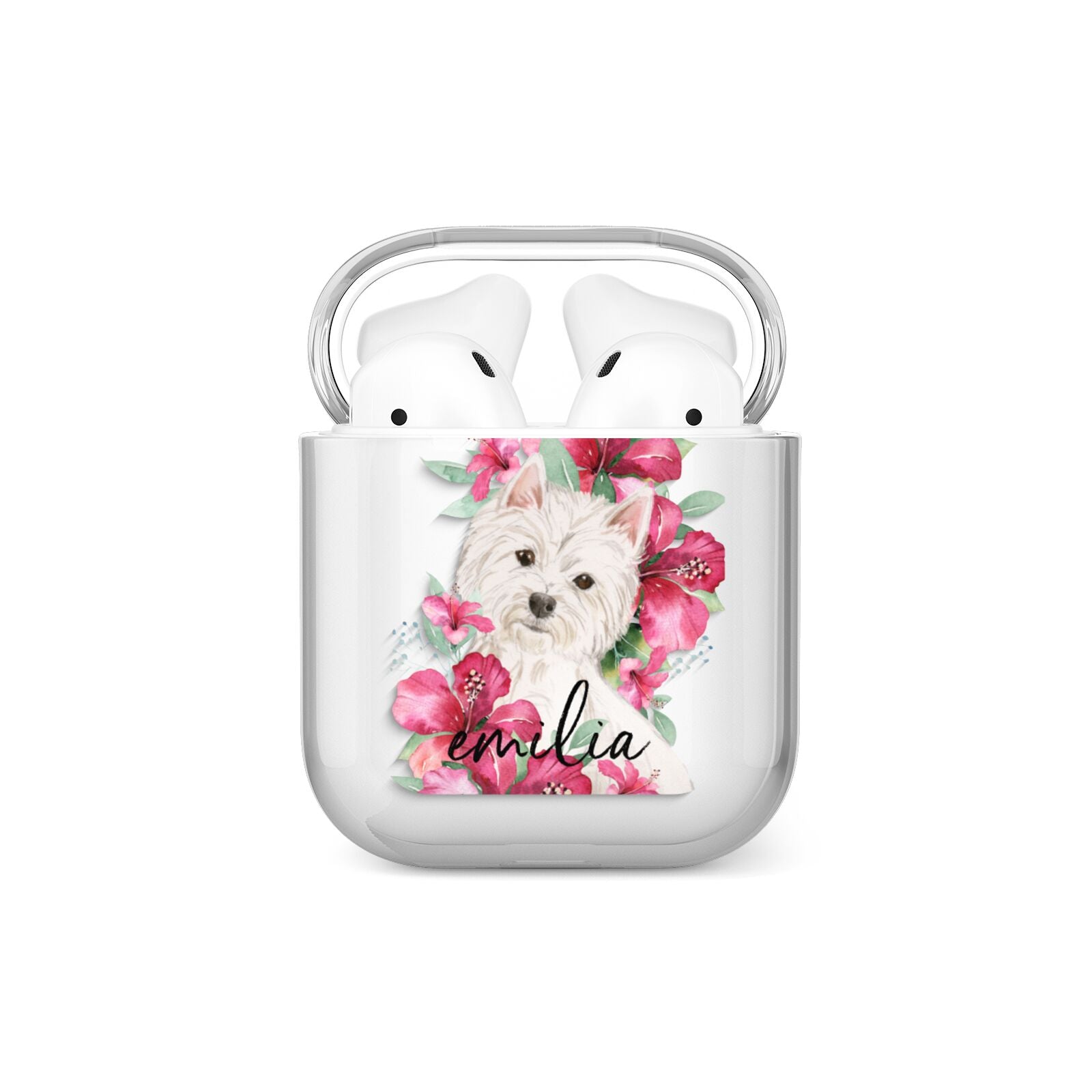 Personalised Westie Dog AirPods Case