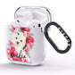 Personalised Westie Dog AirPods Clear Case Side Image