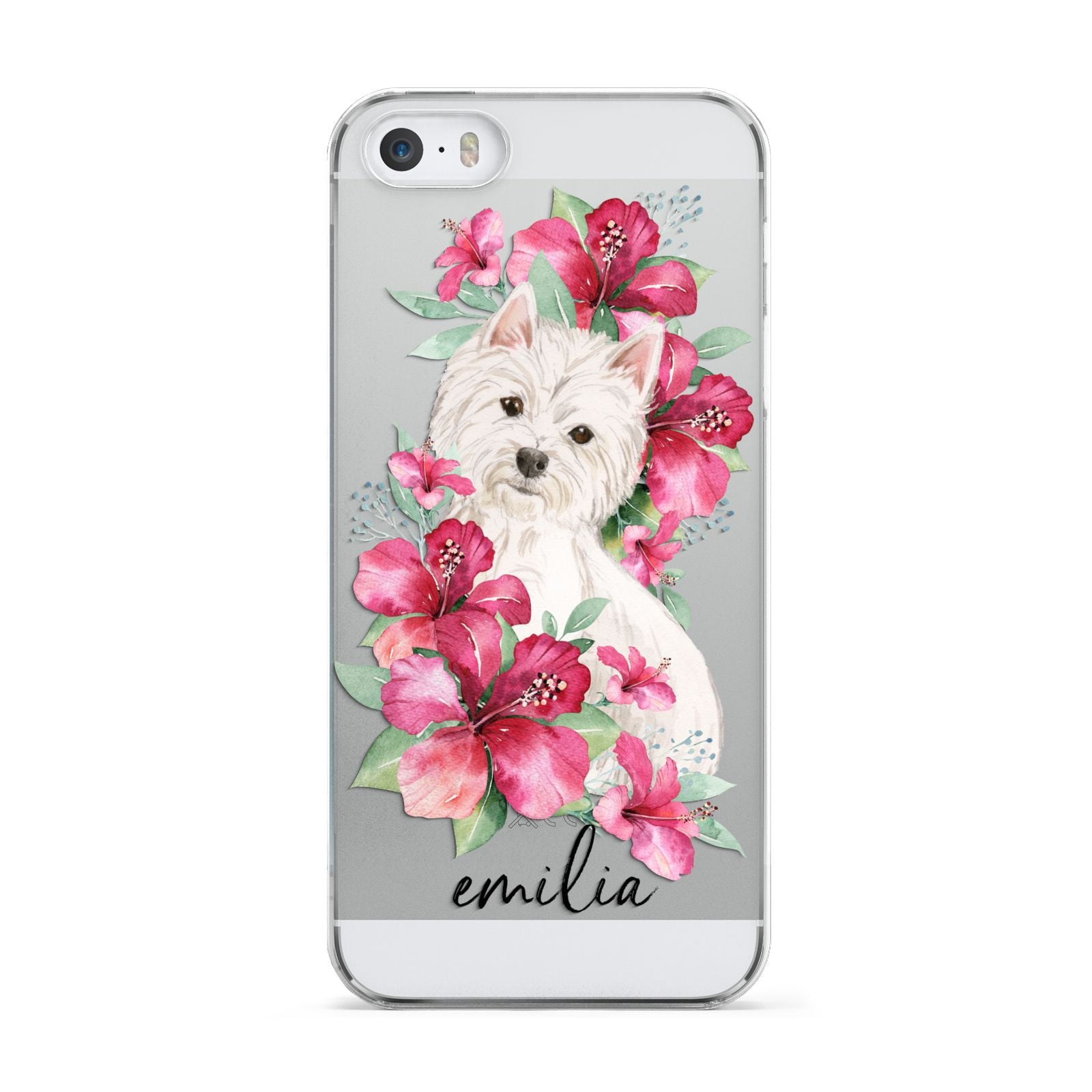 Personalised Westie Dog Apple iPhone 5 Case
