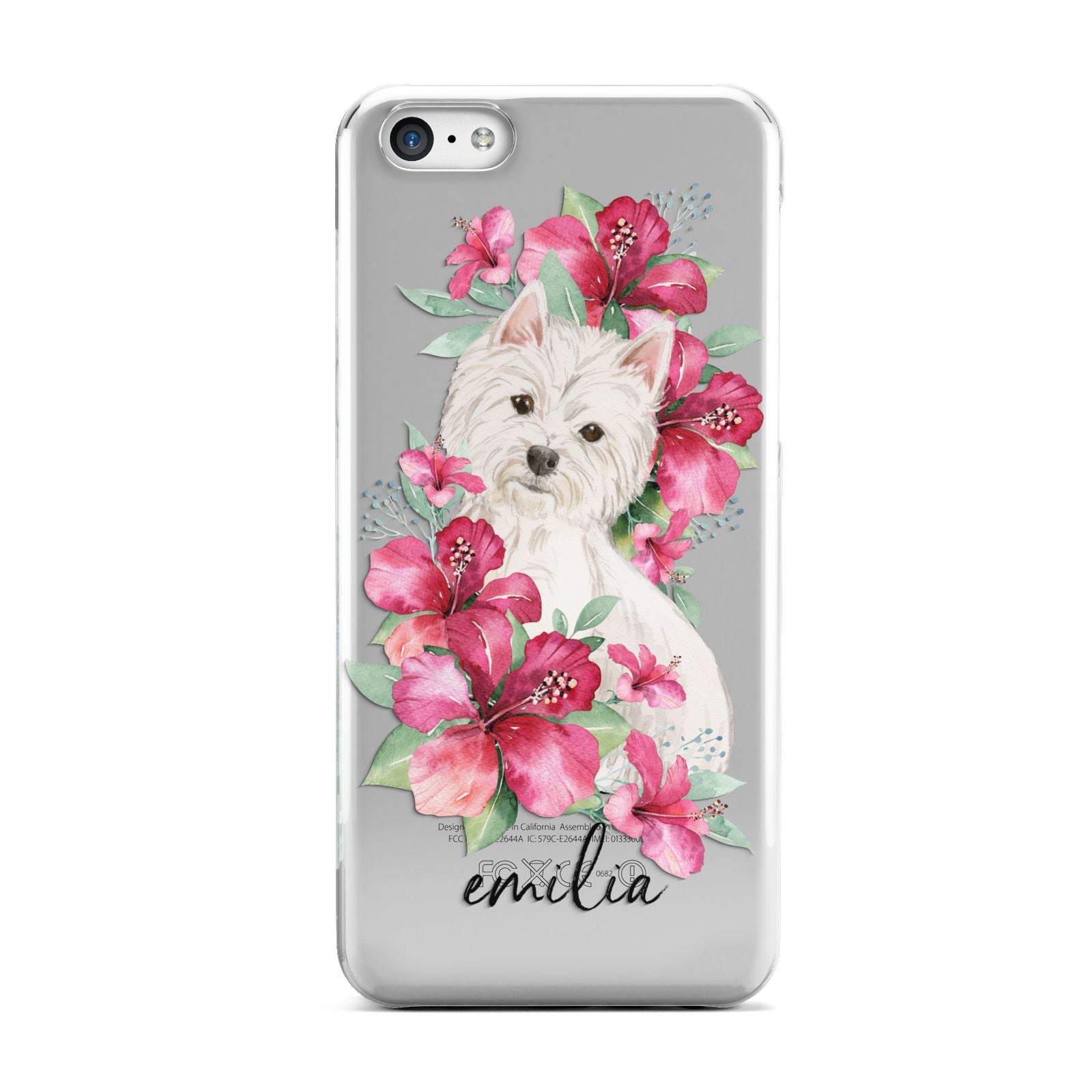 Personalised Westie Dog Apple iPhone 5c Case