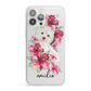 Personalised Westie Dog iPhone 13 Pro Max Clear Bumper Case