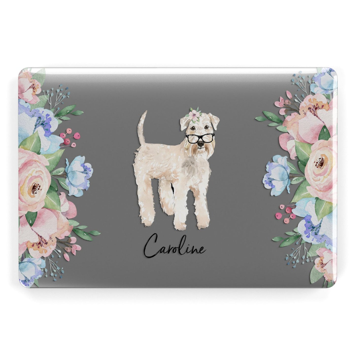Personalised Wheaten Terrier Apple MacBook Case