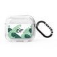 Personalised White Banana Leaf AirPods Glitter Case 3rd Gen