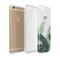 Personalised White Banana Leaf Apple iPhone 6 3D Tough Case Expanded view