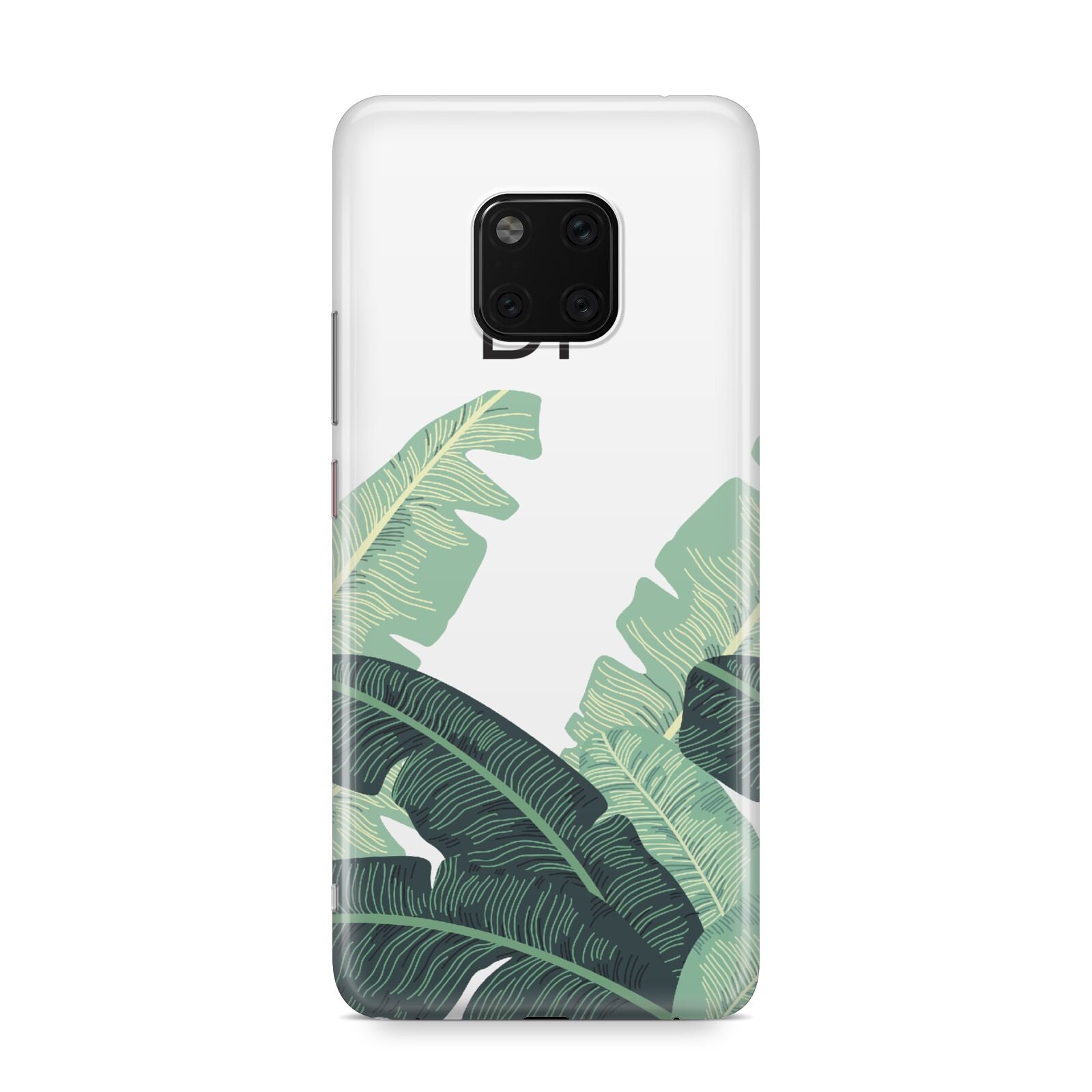 Personalised White Banana Leaf Huawei Mate 20 Pro Phone Case