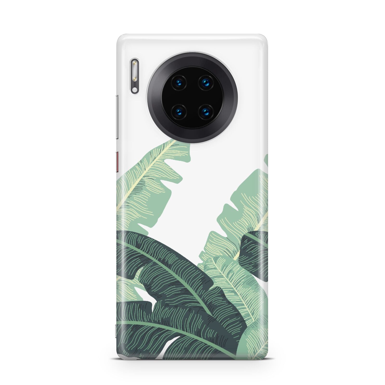 Personalised White Banana Leaf Huawei Mate 30 Pro Phone Case