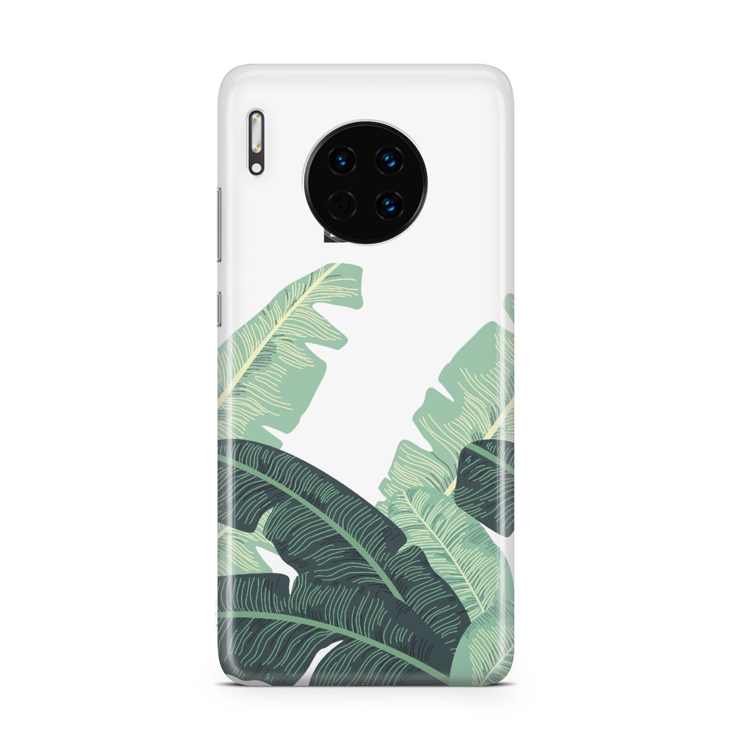 Personalised White Banana Leaf Huawei Mate 30