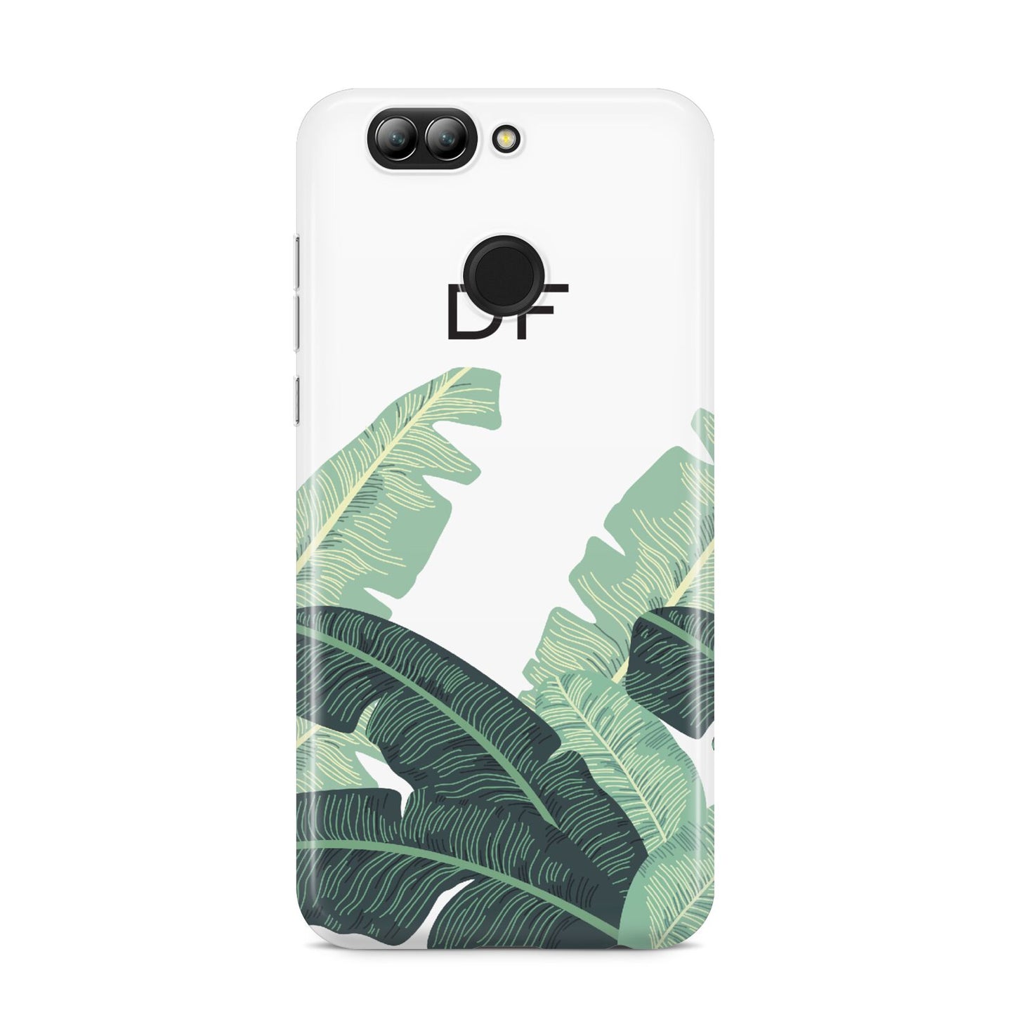Personalised White Banana Leaf Huawei Nova 2s Phone Case