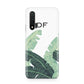 Personalised White Banana Leaf Huawei Nova 6 Phone Case