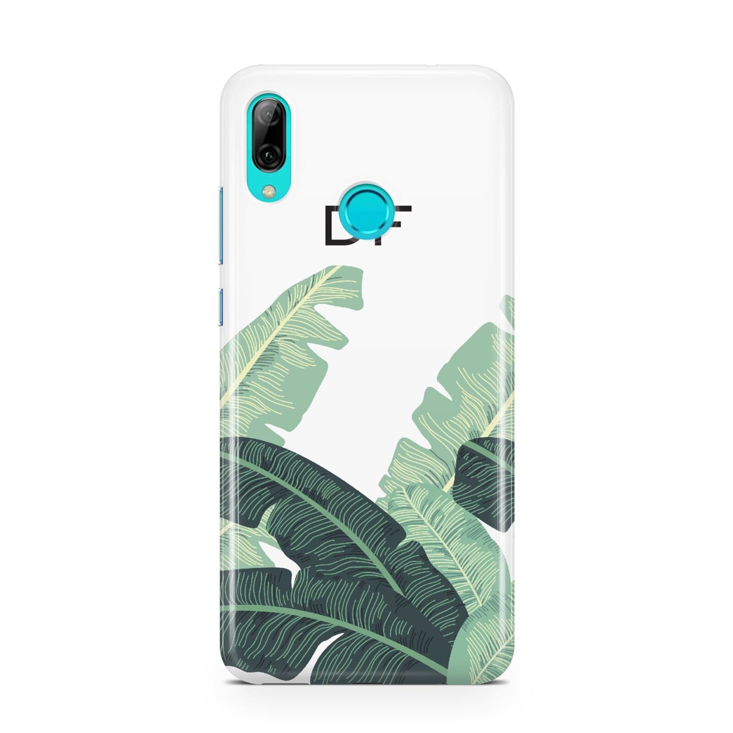 Personalised White Banana Leaf Huawei P Smart 2019 Case