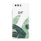 Personalised White Banana Leaf Huawei P10 Phone Case