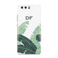 Personalised White Banana Leaf Huawei P10 Phone Case