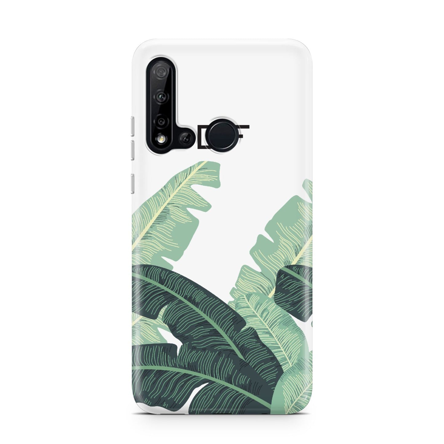 Personalised White Banana Leaf Huawei P20 Lite 5G Phone Case