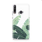 Personalised White Banana Leaf Huawei P40 Lite E Phone Case