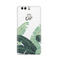 Personalised White Banana Leaf Huawei P9 Case