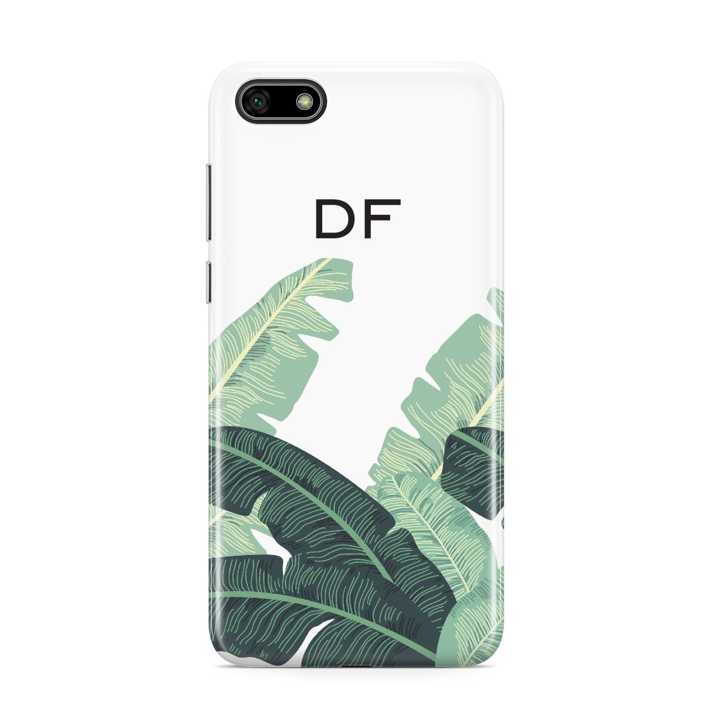 Personalised White Banana Leaf Huawei Y5 Prime 2018 Phone Case