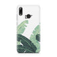 Personalised White Banana Leaf Huawei Y7 2019