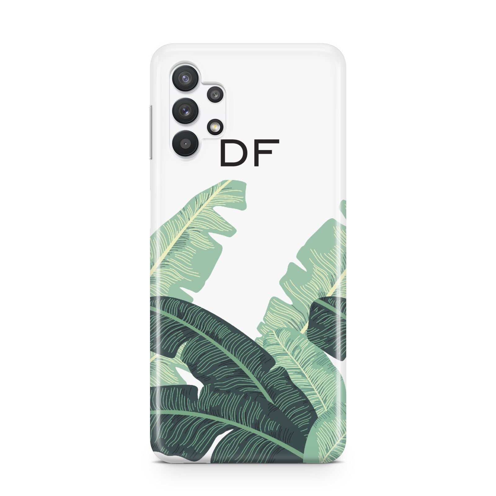 Personalised White Banana Leaf Samsung A32 5G Case