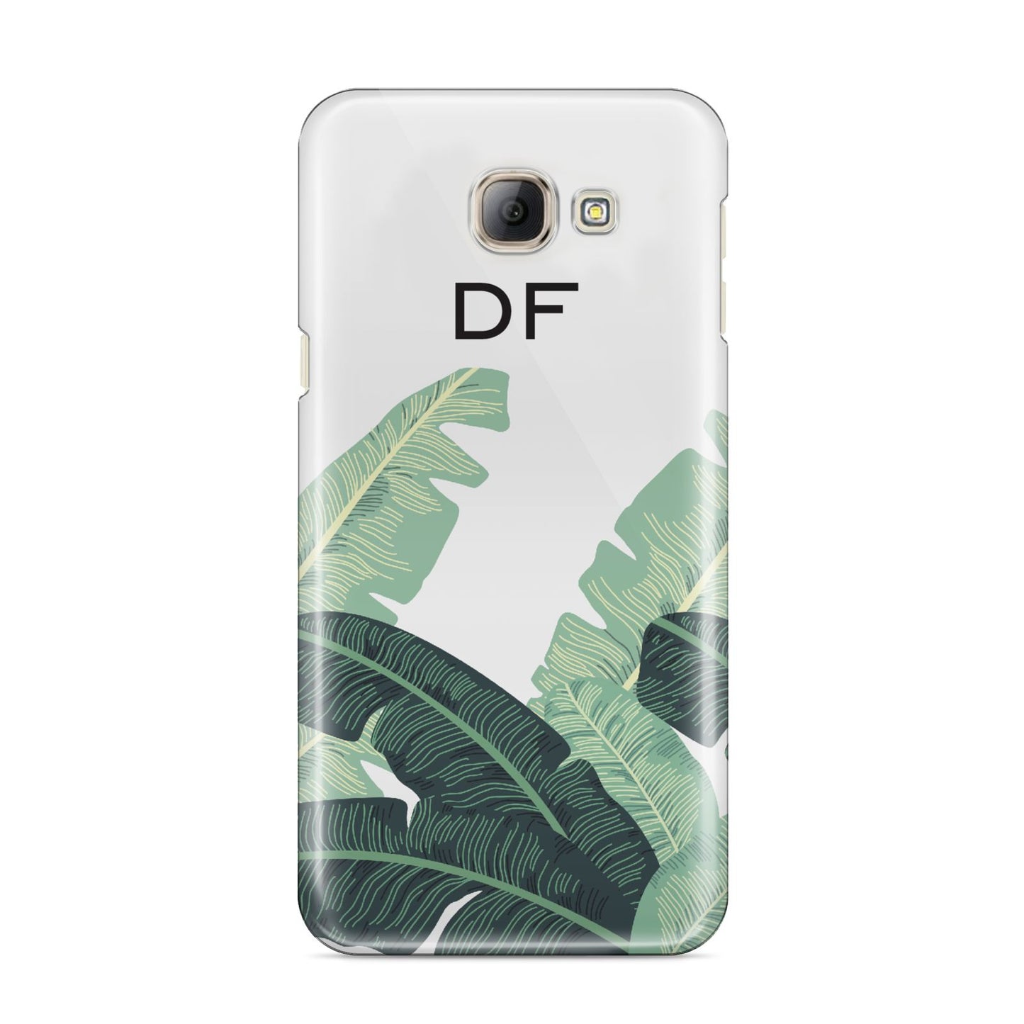 Personalised White Banana Leaf Samsung Galaxy A8 2016 Case