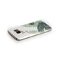 Personalised White Banana Leaf Samsung Galaxy Case Side Close Up