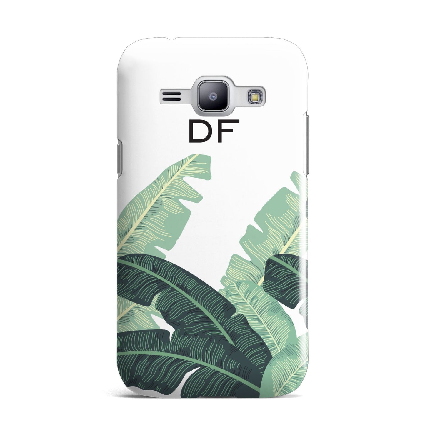 Personalised White Banana Leaf Samsung Galaxy J1 2015 Case