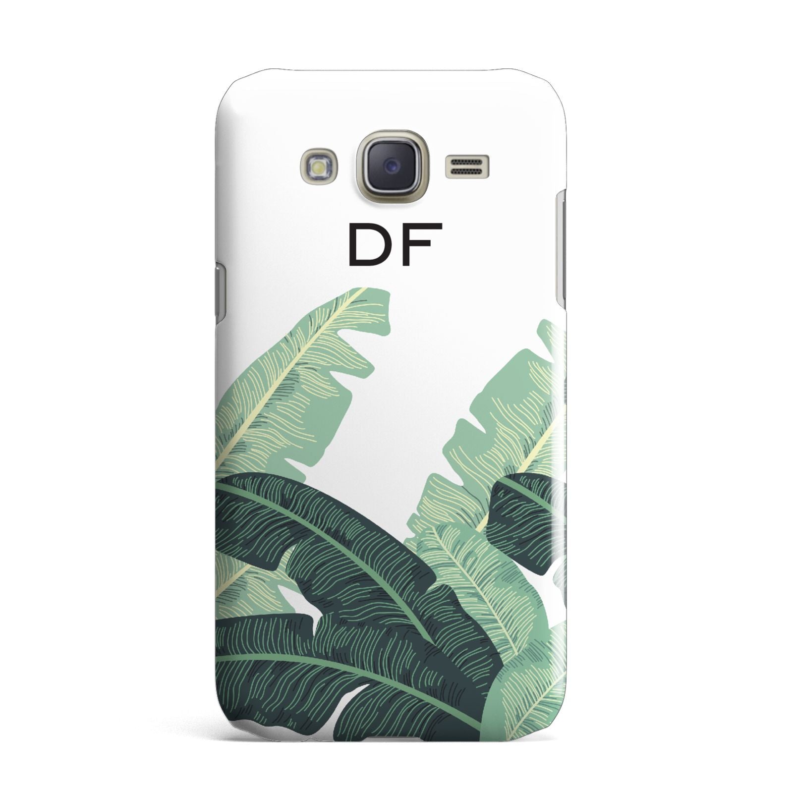 Personalised White Banana Leaf Samsung Galaxy J7 Case