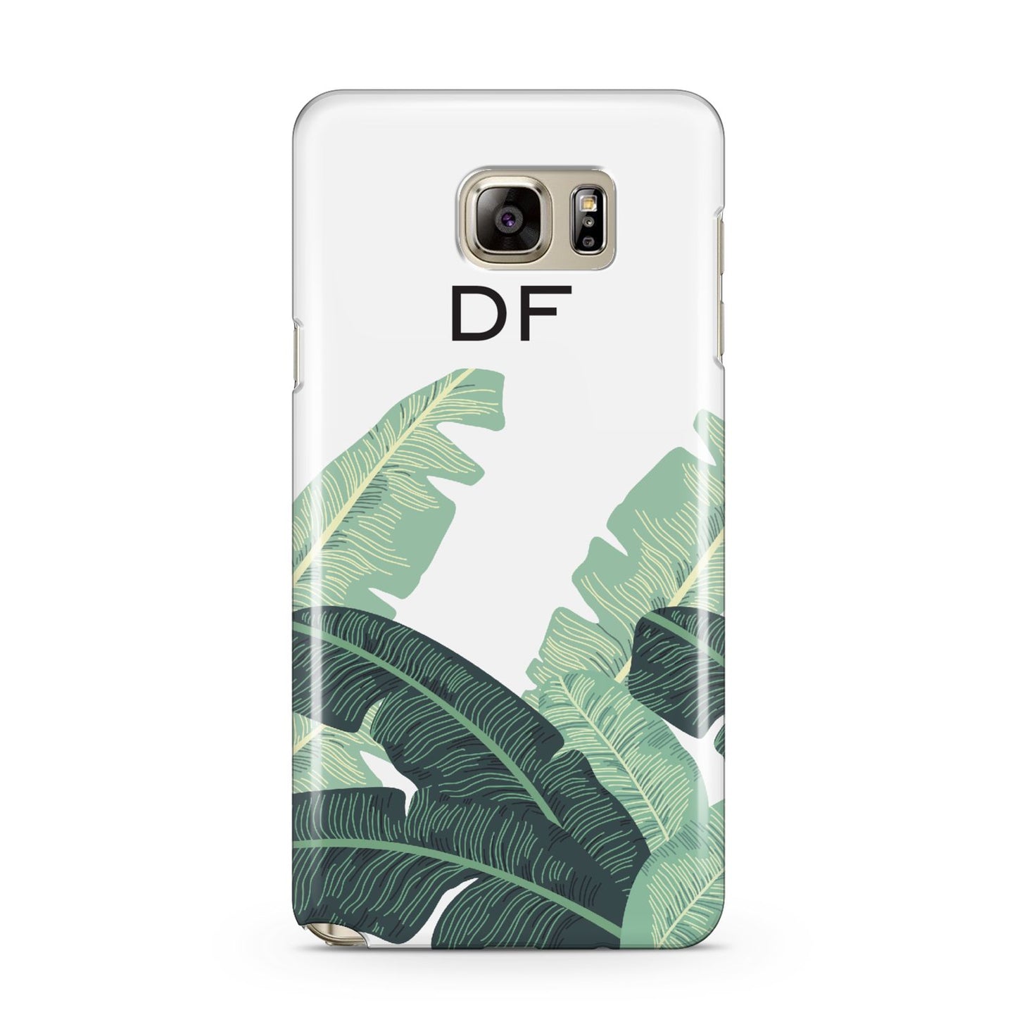 Personalised White Banana Leaf Samsung Galaxy Note 5 Case