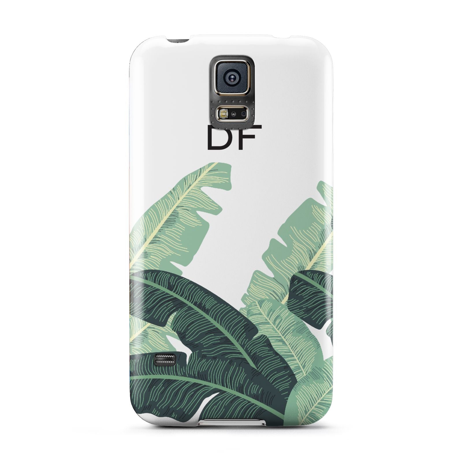 Personalised White Banana Leaf Samsung Galaxy S5 Case