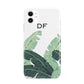 Personalised White Banana Leaf iPhone 11 3D Tough Case