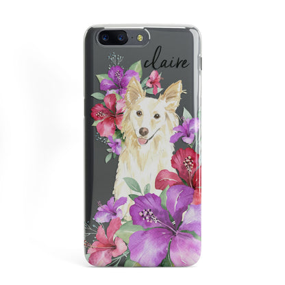 Personalised White Collie OnePlus Case