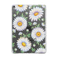 Personalised White Daisy Apple iPad Grey Case