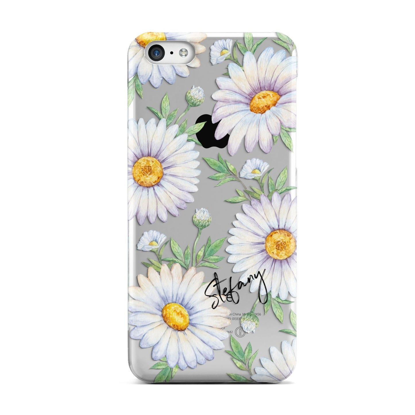 Personalised White Daisy Apple iPhone 5c Case