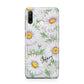 Personalised White Daisy Huawei P30 Lite Phone Case