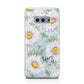 Personalised White Daisy Samsung Galaxy S10E Case