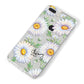 Personalised White Daisy iPhone 8 Plus Bumper Case on Silver iPhone Alternative Image