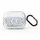 Personalised White Flower AirPods Pro Glitter Case