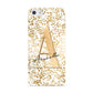 Personalised White Gold Cheetah Apple iPhone 5 Case
