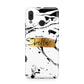 Personalised White Gold Swirl Marble Huawei Nova 3 Phone Case