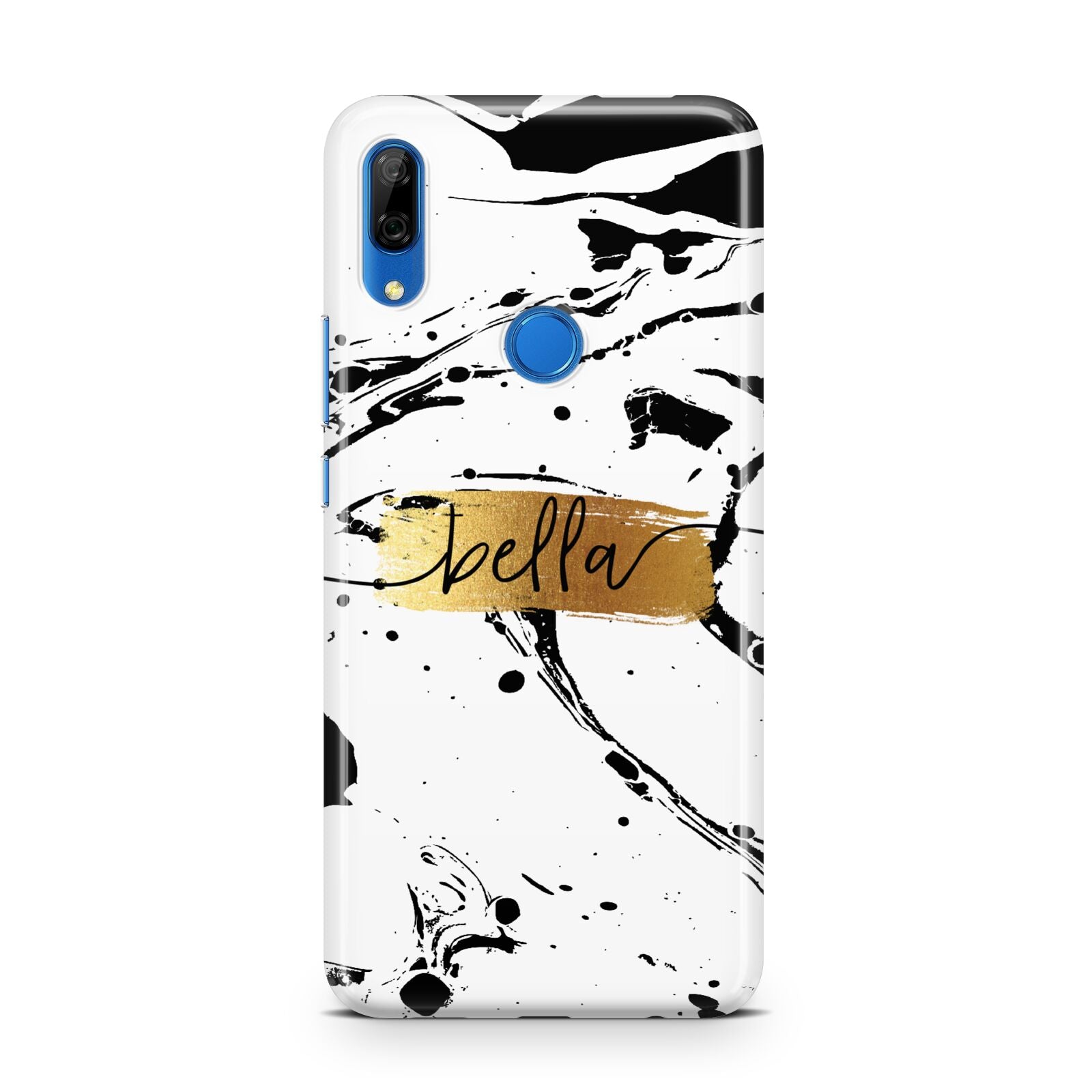 Personalised White Gold Swirl Marble Huawei P Smart Z