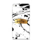 Personalised White Gold Swirl Marble Huawei P8 Lite Case