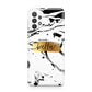 Personalised White Gold Swirl Marble Samsung A32 5G Case