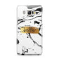Personalised White Gold Swirl Marble Samsung Galaxy J5 2016 Case