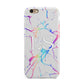 Personalised White Holographic Marble Initials Apple iPhone 6 3D Tough Case