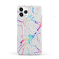 Personalised White Holographic Marble Initials iPhone 11 Pro 3D Tough Case