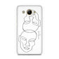 Personalised White Line Art Huawei Y3 2017