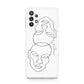 Personalised White Line Art Samsung A32 5G Case