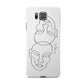 Personalised White Line Art Samsung Galaxy Alpha Case