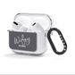 Personalised Wifey AirPods Clear Case 3rd Gen Side Image
